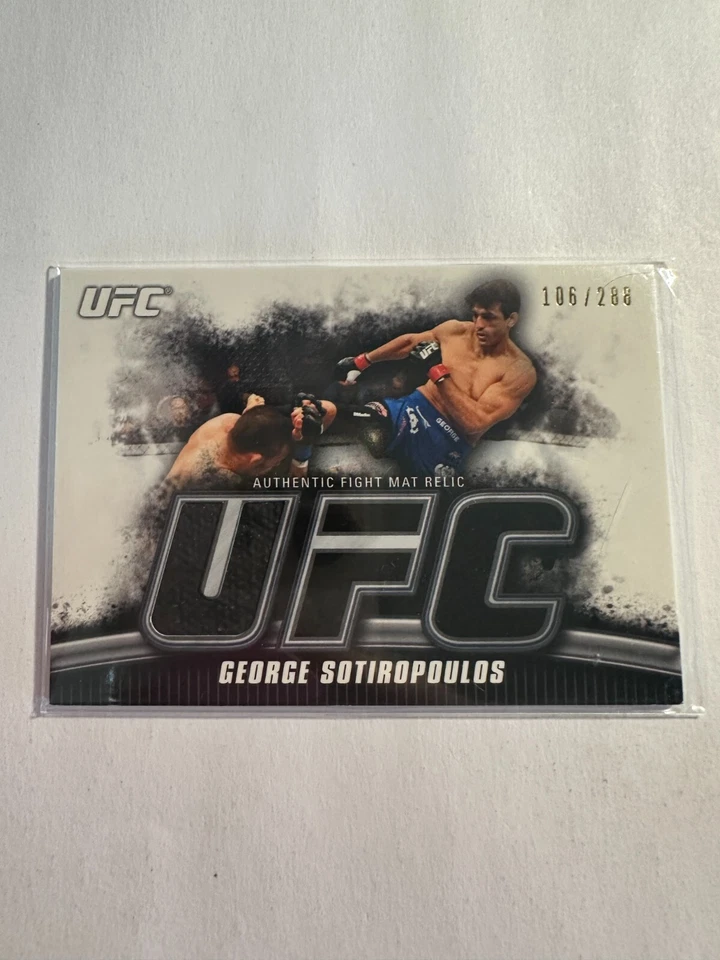 K88,635 - 2010 Topps UFC Knockout Fight Mat Relics #FMGS George Sotiropoulos/288 - Image 1 of 1