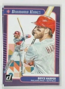 BRYCE HARPER 2021 DONRUSS-DIAMOND KINGS CARD-GRAB THIS FUTURE HALL OF FAMER NOW! - Picture 1 of 12