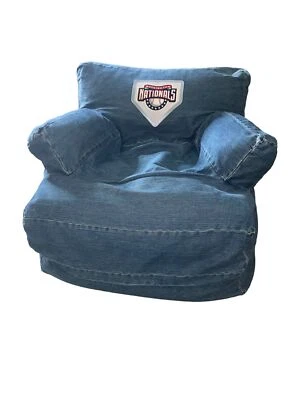 Washington Nationals MLB Denim Bean Bag Salón Convertible Silla para Dormir y Cama Foto 1 de 4