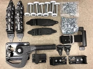 46 Pack - Whiting Door Repair Kit w/ Hinges, Rollers & Lock + Keeper! - Picture 1 of 12