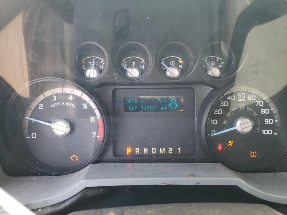 FORD FORD F250SD PICKUP Speedometer (cluster), MPH, 6.2L, ID DC3T-10849-AA thr - Image 1 of 1