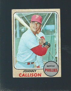 1968 TOPPS #415 JOHNNY CALLISON - PHILLIES - VG/EX