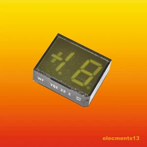 VQE22 E WF RFT LED DISPLAY 1 ½ DIGIT 7-SEGMENT COMMON ANODE LCD MODULE TLG327 - Picture 1 of 3