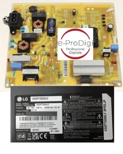 ALIMENTAZIONE LG 43UP75006LF.BPIGLJP EAY65170108 LGP43T-19U1 - Imagen 1 de 1