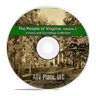 Virginia VA Vol 2 People Cities histoire familiale et généalogie 150 livres DVD CD B50