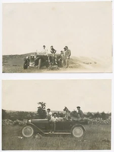 G135 LOT 2 Photos Voiture car auto De Dion-Bouton personnage chien vers 1920 - Picture 1 of 3