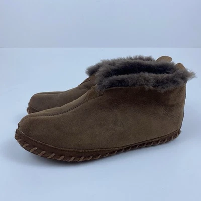 Zapatillas LL Bean Wicked Good forradas de piel de oveja marrón chocolate para mujer talla 8M Foto 1 de 4