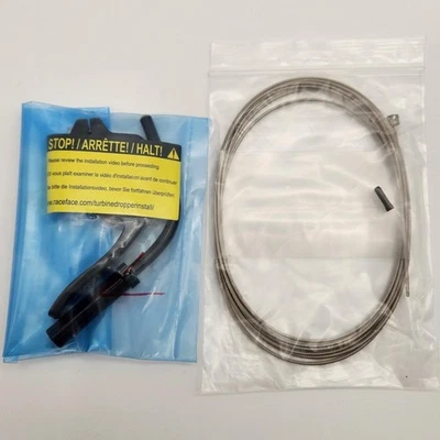 RaceFace Turbine R Dropper Remote Lever for Bike Seatpost - Black OPEN PACKAGE - Image 1 of 2