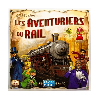 Days of Wonder Ticket To Ride Les Aveturiers Du Raíl (Ticket ) Caja Ex /NM - Imagen 1 de 2
