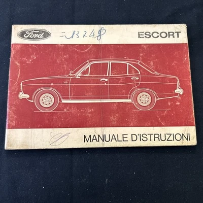 Libretto Uso e Manutenzione FORD ESCORT  Ed. IX/71-12 - Immagine 1 di 4