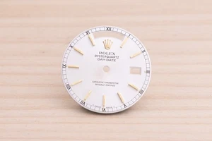 Rolex Day-Date Oysterquartz Silver Stick Dial for 19018 FCD27650 - Picture 1 of 2