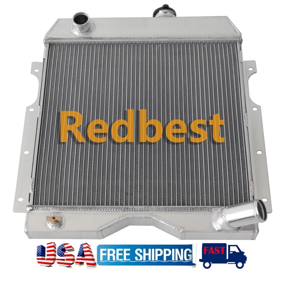 3Row Radiator For Jeep Willys Utility Wagon 1956-1964 Truck 2.2L 2.6L 3.7L #60WL Foto 1 de 4