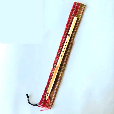 Flauta de bambú tailandesa AM pipa hecha a mano Isan folk instrumento de viento meditación bolsa gratuita Foto 1 de 4