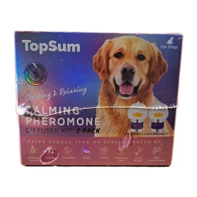 Kit difusor de feromonas TopSum reduce el estrés calmante relajante para perros contiene 2  Foto 1 de 2