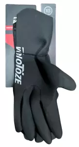VELOTOZE Waterproof Windproof Protection Cycling Gloves Protect Black Size XS - Picture 1 of 2