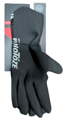 Guantes de ciclismo VELOTOZE impermeables a prueba de viento protegen negros talla XS Foto 1 de 2