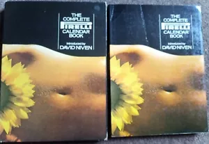 Vintage 1975 The Complete Pirelli Calendar Book With Box Dust Jacket - Picture 1 of 10
