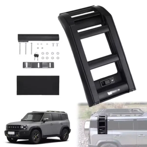 Black Foldable Side Roof Rack Side Access Ladder for Jetour Traveller 2023 2024 - Picture 1 of 7