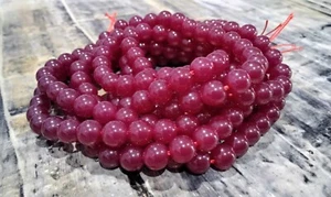 Natural South African Red Ruby, 6mm, Approx 65 pcs, 0.8mm hole, Free Post OZ - Bild 1 von 5