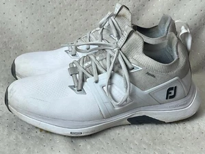 Zapatos de golf FootJoy HyperFlex de carbono para hombre zapatos blancos tejidos con cordones 51123 talla 9,5 M - Imagen 1 de 10