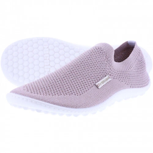 Leguano Barfußschuhe / Modell: Scio / Farbe: Rose-Weiß / Damen Slipper