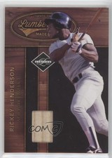 2011 Panini Limited Lumberjacks Bats /299 Rickey Henderson #8 HOF