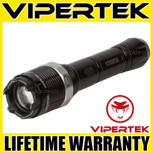 VIPERTEK Stun Gun VTS-T01 - 550BV Heavy Duty Rechargeable LED Flashlight - Picture 1 of 6