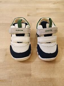 Geox Lupidoo Sneakers, Baby, Toddler, 20EU, White, Breathable, Antibacterial