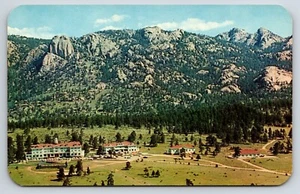 Postal Stanley Hotel, Estes Park, Colorado, Mountains Beyond - Imagen 1 de 2