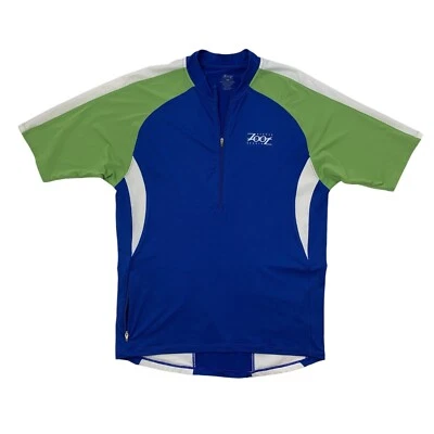 Camiseta Zoot para hombre L grande media cremallera manga corta ciclismo de carretera ciclismo carreras Foto 1 de 4