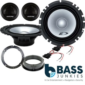 Alpine 6.5" 560 Watts Rear Door Car Speakers Kit To Fit VW Golf MK4 1997 - 2004 - Picture 1 of 1