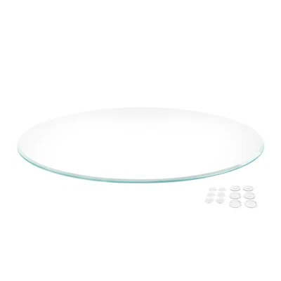 Ultra Clear Round Glass Table Top – Durable, Scratch-Resistant, Elegant Finish - Image 1 of 4