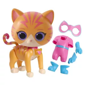 Figura de juguete SuperKitties Cat Tastic Transforming Ginny Orange Kitty Superhéroe - Imagen 1 de 7
