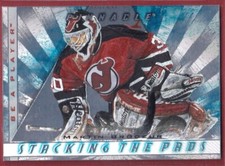 1997-98 Be A Player Stacking the Pads #11 Martin Brodeur - New Jersey Devils