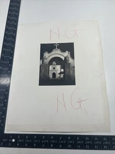 Paul Strand The Mexican Portfolio BFKR Stamp Church Coapiaxtla Plate Writing ??? - Picture 1 of 12