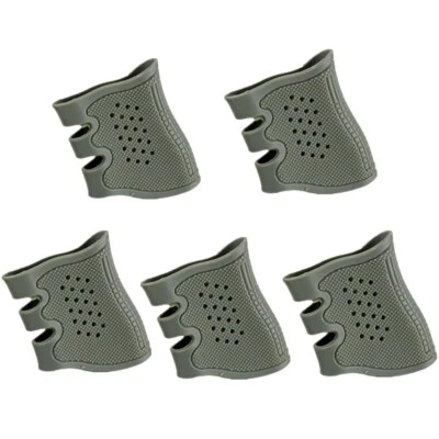 5pcs Tactical Rubber Pistol Grip Cover Glove for Glock Hand Gun Non-slip Sleeve - Image 1 of 4