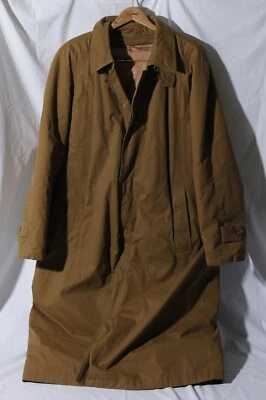 Paul Stuart Minardi Men's Brown Overcoat Raincoat Made in Italy sz 48 - Image 1 of 4