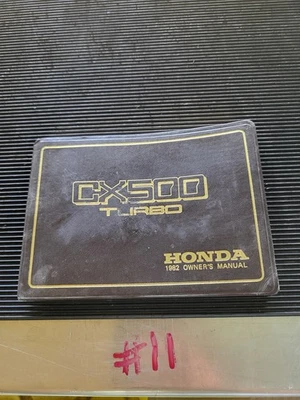 1972 Honda Cx500 Turbo Owners Manual Oem Original Japan. - Image 1 of 4