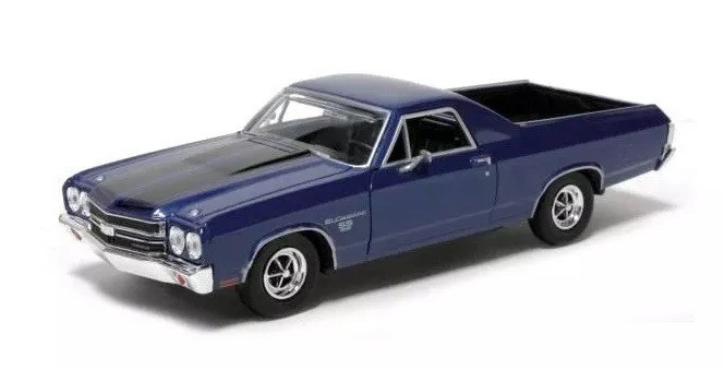 MOTOR MAX - Voiture de 1970 couelur bleue - CHEVROLET El Camino SS 396 - 1/24... - Photo 1/1