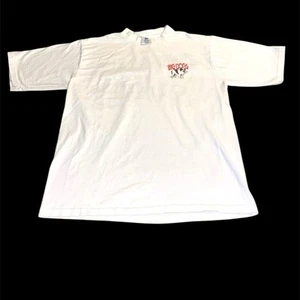 Vintage Belton Big Dogs Stay On The Porch Graphic Shirt 1991 Size Large - Picture 1 of 10