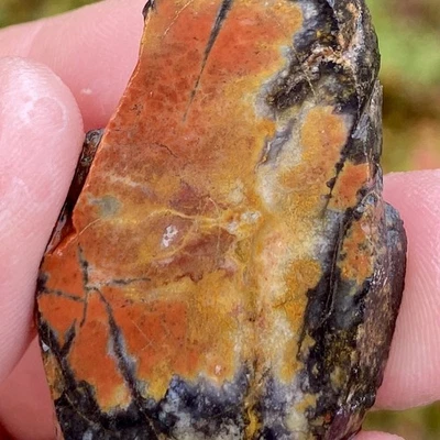 Losa de jaspe vibrante única Foto 1 de 4