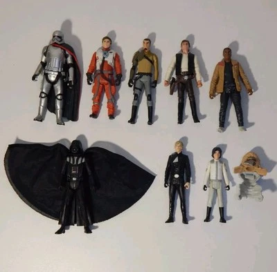 star wars black series 3.75inch figurine bundle x8 + accessories - image 1 of 4