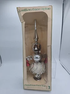 Vintage 60’s Tree Topper Christmas Bells Bradford Carillon Spire Plastic MCM - Picture 1 of 5