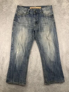 Rock & Roll Cowboy Jeans 34x26 (Tag 34x30) Double Barrel Relaxed Bootcut *Flaw - Picture 1 of 17