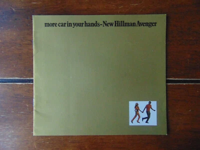Hillman Avenger Uk Market Launch Brochure 1970 - Image 1 of 4