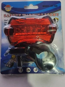 HomeRite LED Bike Tail Light Bright Bicycle Rear Cycling Safety 3 Light Mode - Picture 1 of 9