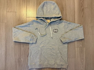Gucci Cotton Jersey Hooded Sweatshirt hoodie grey sz S - Picture 1 of 2