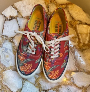 Seavess Magnum Legend Sneaker Hawaii rot Blumen tropisch Popeline Twill Größe 7 - Bild 1 von 11