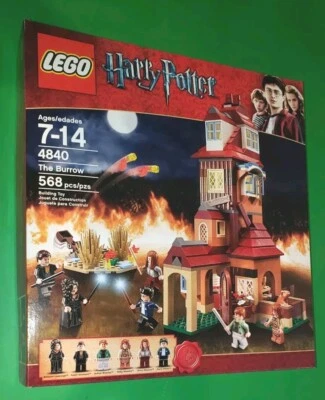 LEGO 4840 Harry Potter The Burrow New Sealed Bellatrix Molly Ginny Weasley Home - Image 1 of 4