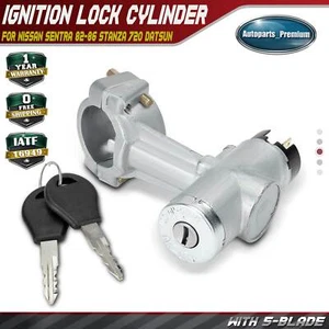 Ignition Lock Cylinder Switch w/ Keys for Nissan Sentra 82-86 Stanza 720 Datsun - Picture 1 of 9